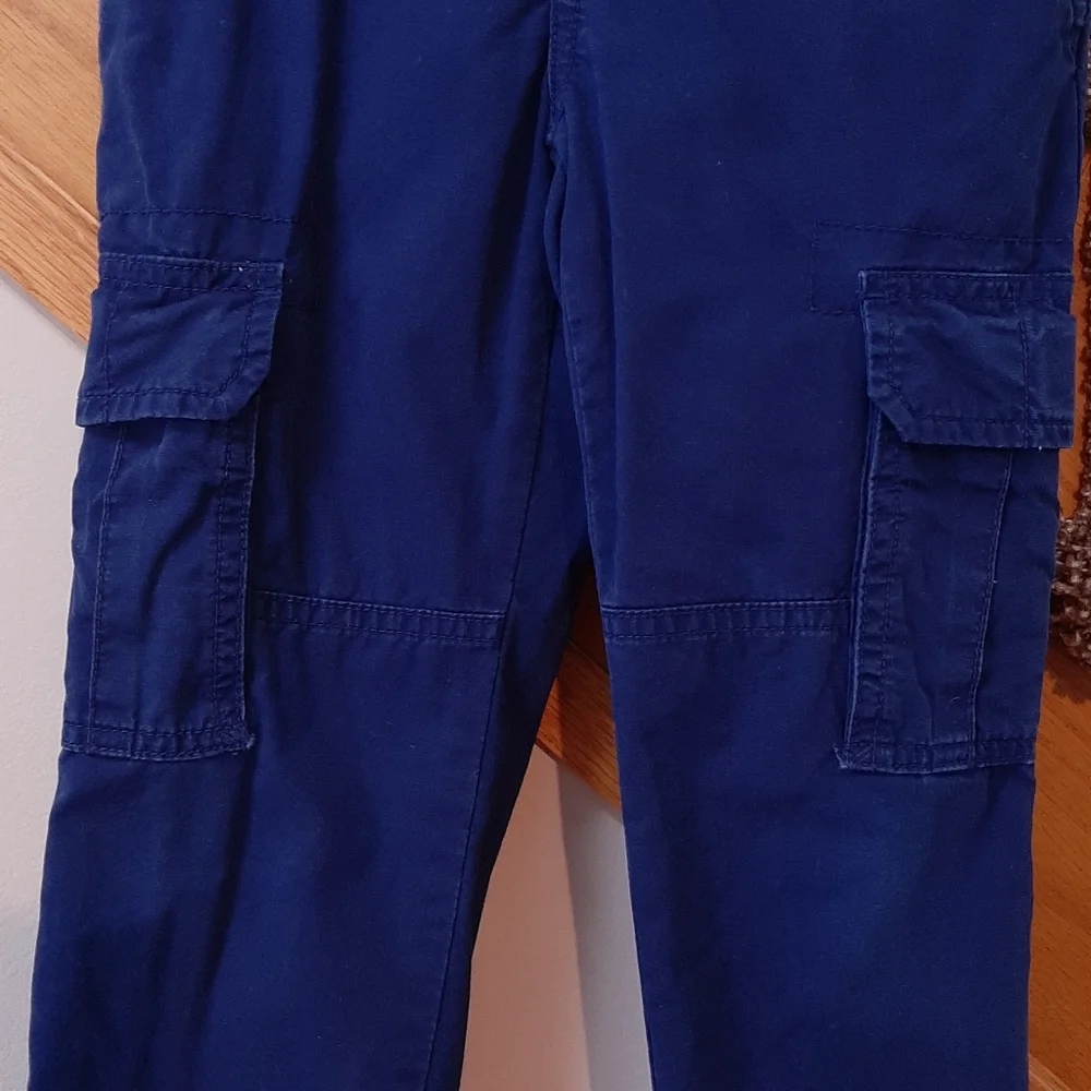 Carters Dark Blue Cargo Pants Cotton Trousers Boys Size 5